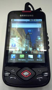 Продажи нового тачскрин-телефона Samsung Monte (S5620) в России начнутся уже в марте